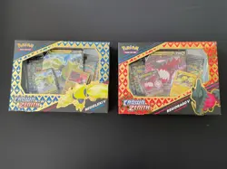 Pokemon TCG Crown Zenith Regieleki V/Regidrago V Box - 2 Boxes - 8 Booster Packs - Image 1