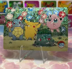 Pokemon Charizard Vintage Pocket Monsters Vending HOLO Prism Sticker 98 Nintendo - Image 2