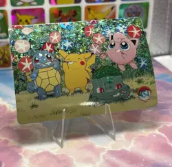 Pokemon Charizard Vintage Pocket Monsters Vending HOLO Prism Sticker 98 Nintendo - Image 3