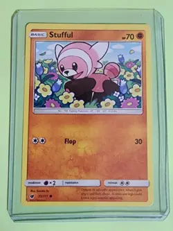2017 Stufful 55/111 - Crimson Invasion - NM Pokemon TCG - Common - Image 2