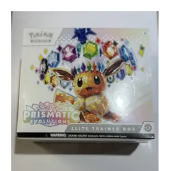 Pokemon Scarlet & Violet Prismatic Evolutions Elite Trainer Box - Image 1