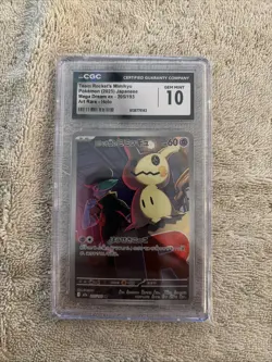 Team Rocket’s Mimikyu 205/193 Mega Dream ex 2025 Japanese CGC 10 Gem Mint - Image 1