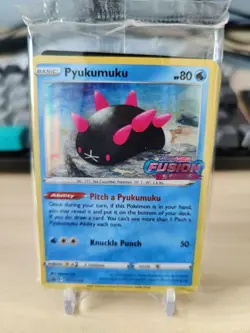 Pokemon: Fusion Strike SEALED Pyukumuku Prerelease Promo SWSH169 - Image 1
