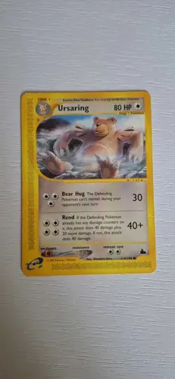 2003 Pokemon Skyridge Ursaring 110/144 Near Mint NM Rare E-Reader WOTC, Vintage - Image 4