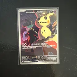 Team Rocket's Mimikyu Pokemon TCG Ascended Heroes Full Art Holo 238/217 - NM - Image 1