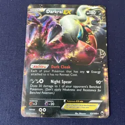 Darkrai EX 63/108 LP Dark Explorers 2012 Ultra Rare Holo Pokemon TCG - Image 1