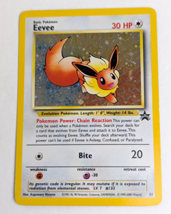Eevee #11 Black Star Promo Holo Rare Vintage 2000 Pokemon Card - NM - Image 1