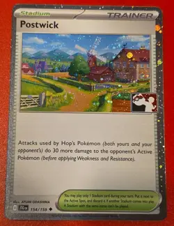Swirl - Pokemon Postwick 154/159 Cosmos Holo Prize Pack PLAY STAMP - Image 1