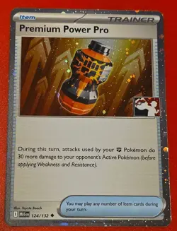 Pokemon Premium Power Pro 124/132 Prize Pack Series 8 Cosmo Holo Pack Fresh - NM - Image 1