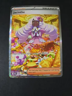 Pokemon Jacinthe 122/088 Full Art Rare Trainer Supporter Holo POR - Image 1