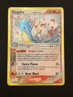 Pokemon Kingdra (Delta Species) 10/110 Holon Phantoms Holo LP - Image 1