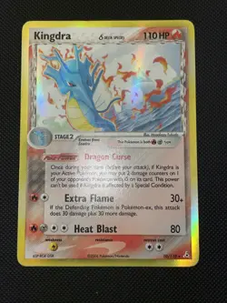 Pokemon Kingdra (Delta Species) 10/110 Holon Phantoms Holo LP - Image 2