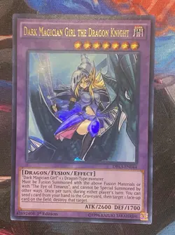 Yu-Gi-Oh! TCG Dark Magician Girl The Dragon Knight Drl3-en044 Ultra Rare 1st Ed - Image 1