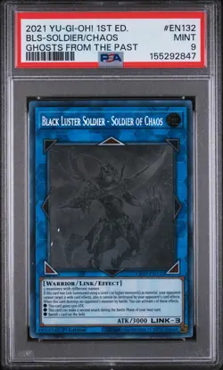 YU-GI-OH! GHOSTS FROM THE PAST BLACK LUSTER SOLDIER - SOLDIER OF CHAOS PSA 9 - Image 1