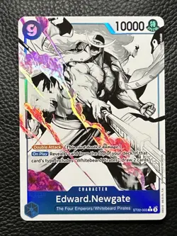 One Piece Edward Newgate ST22-003 Alt Art Rare Whitebeard - Image 1