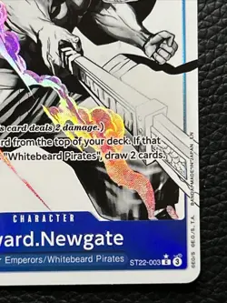 One Piece Edward Newgate ST22-003 Alt Art Rare Whitebeard - Image 3