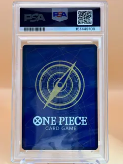 2024 One Piece OP08 Monkey D Luffy Treasure Rare #109 PSA 9 - Image 3