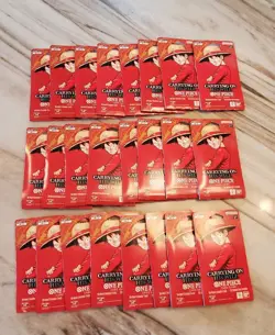 Lot of (24) One Piece TCG OP-13 Carrying On His Will Sleeved Booster Packs EN - Image 1
