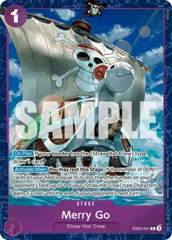One Piece Premium Collection Vol 5 Merry Go EB02-041 (Alt Art / Parallel) - MINT - Image 3