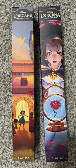 Disney Lorcana Brand New Belle And Encanto Playmat Shimmering Skies IN HAND - Image 1