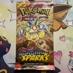 POKEMON SURGING SPARKS BOOSTER PACK - 1 Pack, 10 Cards - Random Art - SEALED NEW - Image 1