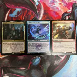 Magic the Gathering MTG Secrets of Strixhaven Mixed Rare FOIL Cards Bundle of 3 - Image 1