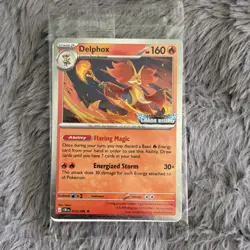 Delphox 013/086 Stamped Promo SEALED Chaos Rising Pokemon Card - Image 1