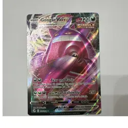 Gengar VMAX 157/264 Fusion Strike Ultra Rare Holo Full Art Pokemon Card - Image 1