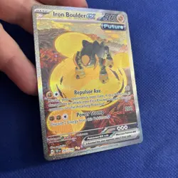 Iron Boulder ex 207/162 SV05: Temporal Forces Holo Pokemon Card - Nm/M - Image 2