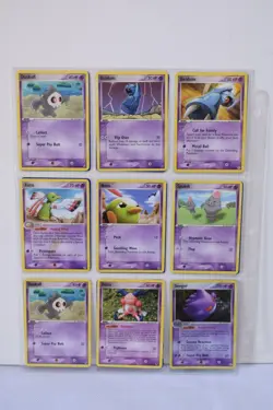 Pokemon Vintage Cards with Duskull, Ralts, Solrock lot of 9 - Image 1