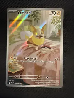 Yamper 099/094 Me02: Phantasmal Flames Holo Pokemon Card - Image 1