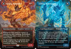 MTG Ashling, Rekindled // Ashling, Rimebound - Foil - Borderless, NM-Mint, Engli - Image 1