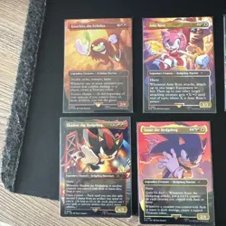 MTG Magic the Gathering Secret Lair x Sonic: Friends and Foes Non-Foil Opened - Image 2