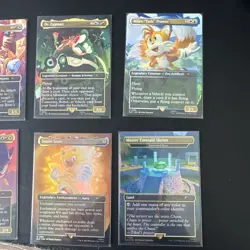 MTG Magic the Gathering Secret Lair x Sonic: Friends and Foes Non-Foil Opened - Image 3