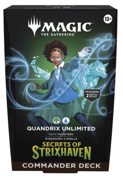 WotC MtG Commander Secrets of Strixhaven - Quandrix Unlimited New - Image 1