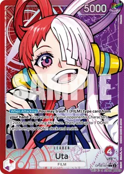 Uta (Alternate Art) [OP06 - OP06-001] - NM [Foil] TCG One Piece - Image 1