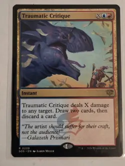 Traumatic Critique Secrets of Strixhaven Regular - Image 1