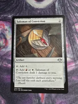 Talisman of Conviction Modern Horizons Regular - Image 1