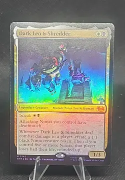 Dark Leo & Shredder Teenage Mutant Ninja Turtles Foil - Image 1