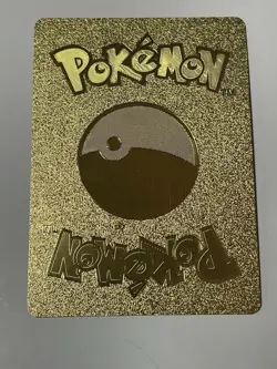 Pokemon Mewtwo & Mew GX Tag Team Gold Foil Fan Art Collector Card TCG Pk1 - Image 2