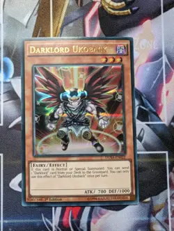 Darklord Ukoback DUSA-EN022 Yu-Gi-Oh! Card Ultra Rare 1st Edition - Image 1