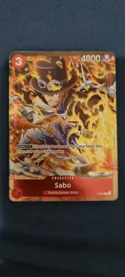 P-044 SaboEvent Pack Foil Promo One Piece TCG English Card From Event Pack 4 #A - Image 1