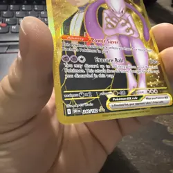 Pokemon TCG Mewtwo EX Team Rockets Hyper Rare Card 240/182 Destined Rivals - Image 3