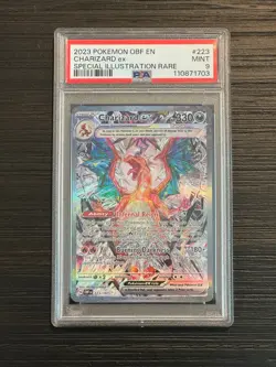 2023 Pokemon SV03: Obsidian Flames - Charizard ex 223/197 - PSA 9 - Image 1