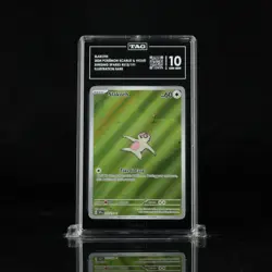2024 Pokemon SV Surging Sparks 212/191 Slakoth Illustration Rare TAG 10 (970) - Image 1