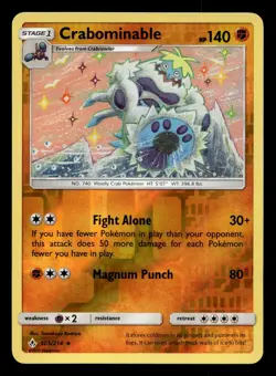 Crabominable 105/214 Rare Unbroken Bonds Reverse Holo Pokemon NM - Image 1