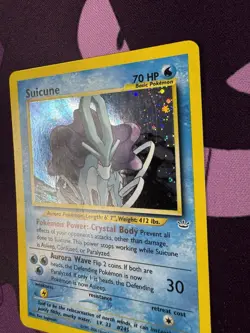 Celebi And Suicune 2002 Pokemon Neo Revelation Unlimited Damaged - Image 4