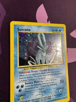 Celebi And Suicune 2002 Pokemon Neo Revelation Unlimited Damaged - Image 5