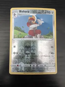2021 Pokemon Bisharp 104/163 Swsh05: Battle Styles Reverse Holo - Image 1
