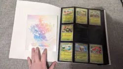 Pokemon TCG Prismatic Evolutions Partial Set Near Mint and Binder - Image 2